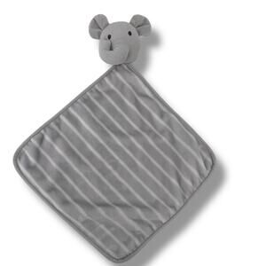 Nordstrom Baby Elephant Lovey Security Blanket - Gray Plush 15" Boy Girl Unisex